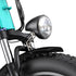 Bicicleta eléctrica con neumáticos anchos y doble suspensión